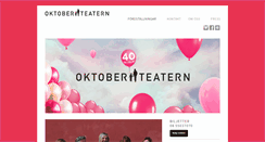 Desktop Screenshot of oktoberteatern.se